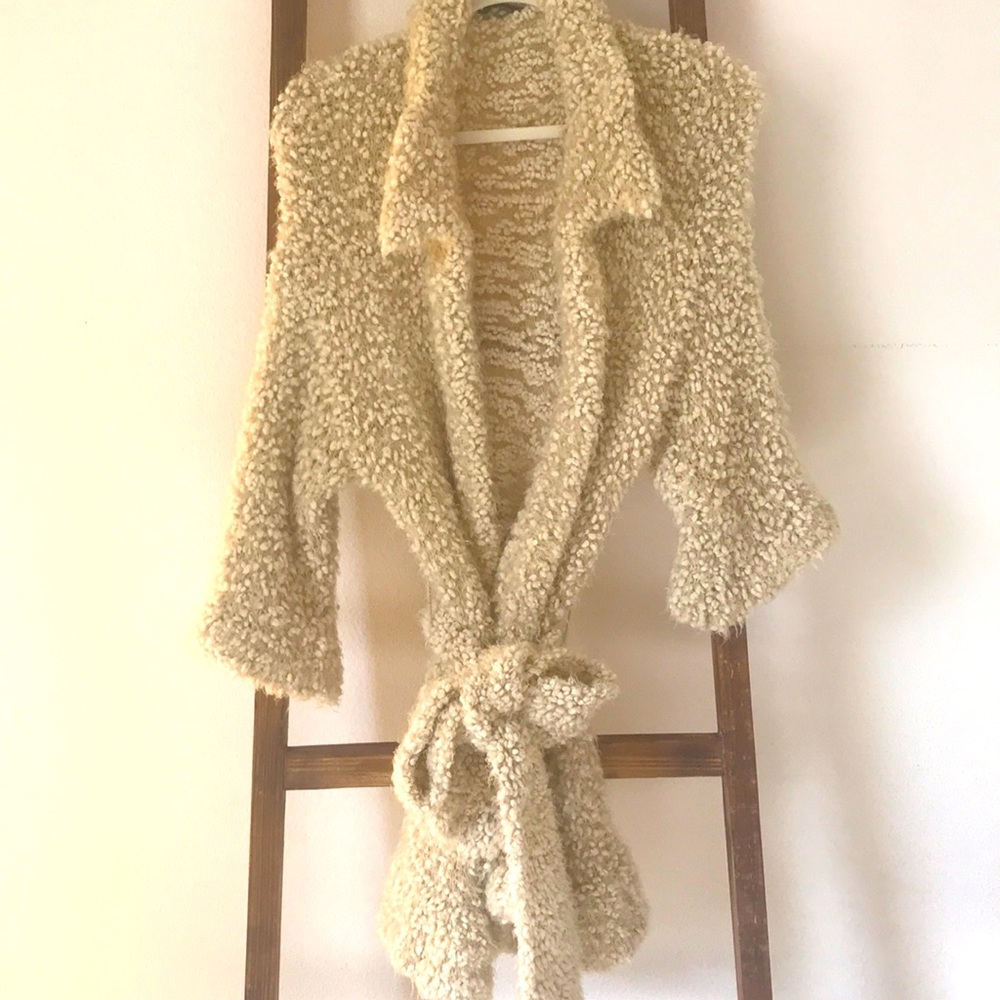 Beautiful Cozy Bell Sleeve Sweater Jacket
